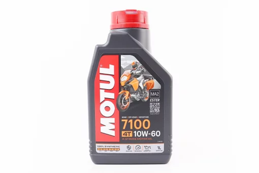Олива 4T 10W-60 - синтетична мотоциклетна "7100 SYNTHETIC 100%", 1L, FIX-304154