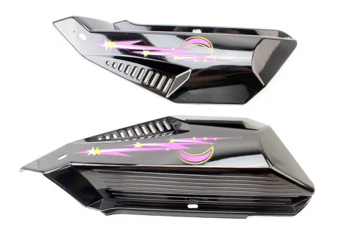 Пластик боковой лев, прав. к-кт 2шт ЧЕРНЫЙ, FIX-318339