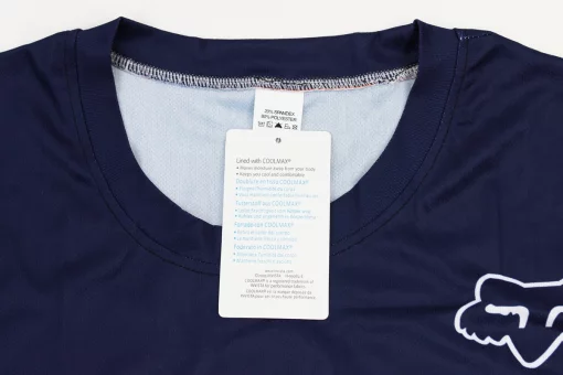 Футболка (Джерси) мужская L-(Polyester 80% / Spandex 20%), короткие рукава, свободный крой, сине-бирюзовая, FIX-408153