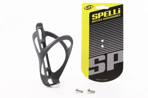 Флягодержатель пластико-нейлоновый, крепл. на раму, чёрный SBC-045, FIX-204728