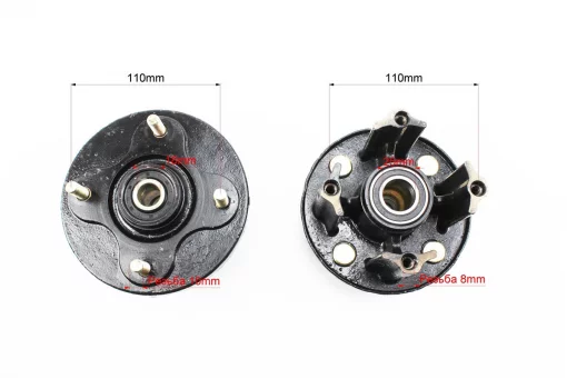 Ступица колеса под ось 17x25, разболтовка 4x110 к-кт 2шт, FIX-335272