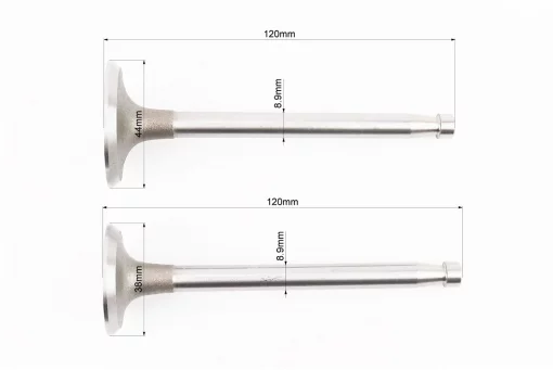 Клапан впускной (h-120; D-44; d-8,9), выпускной (h-120; D-38; d-8,9) + клапанный механизм к-кт JD1105, FIX-206433