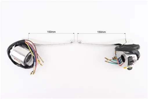 Блок кнопок на кермі лівий, правий к-кт із важелями (під дзеркала М8) DELTA, FIX-318356