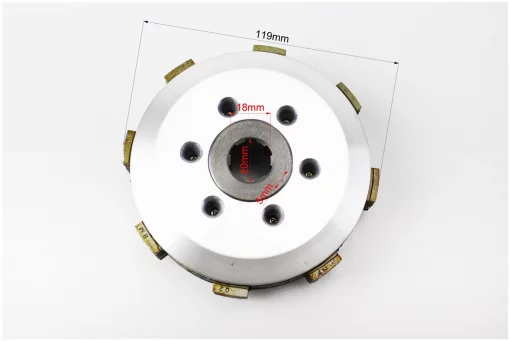 Сцепление, маховик в сборе (6 болтов, маховик 73 зуб.) ZUBR/F5, FIX-326237