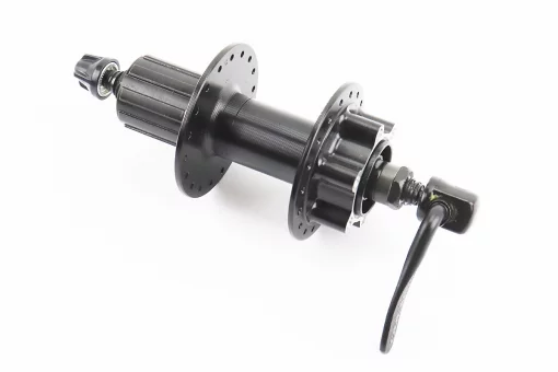 Втулка задняя MTB алюминиевая 14Gx36H под кассету 8-10зв, Disk-brake, крепл. эксцентрик, чёрная FH-TX506, FIX-208914