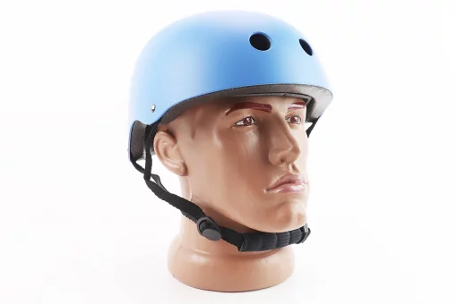 Шолом велосипедний підлітковий BMX M (54-57см), 11 вер. отворів, блакитний, FIX-408240