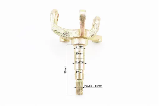 Цапфа (поворотный кулак) ATV 150-250 правый + левый в сборе со ступицей (на 4 болта) под дисковый тормоз (ось 17мм), FIX-335288