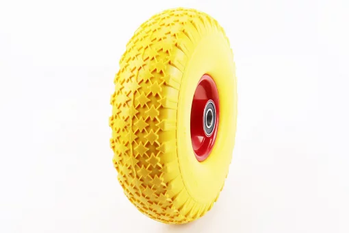 Колесо на тачку "СИЛИКОН" 4,00-4, под ось 20мм, FIX-353425