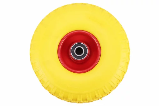 Колесо на тачку "СИЛИКОН" 4,00-4, под ось 20мм, FIX-353425