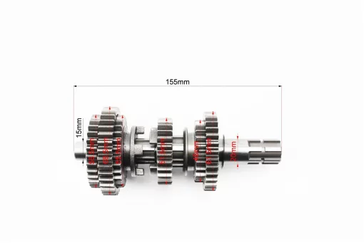 Коробка передач (два вали з шестернями) СG-200cc "вал первинний 13зуб.", FIX-326289