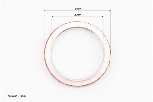 Прокладка глушителя "паронит" 32/25мм, тип 1, FIX-318409