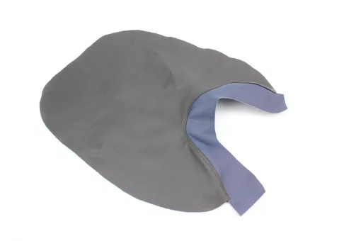 F5 Чехол сиденья переднего (эластичный, прочный материал) черный/синий, FIX-505050