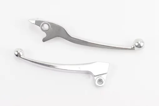 Важіль гальма лівий, правий к-кт 2шт (правий з "язичком"), хром, FIX-208935