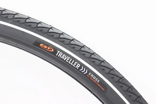 Шина 28"x1,75х2 (47-622) дорожня з білою смугою SKIP С1446, FIX-402298