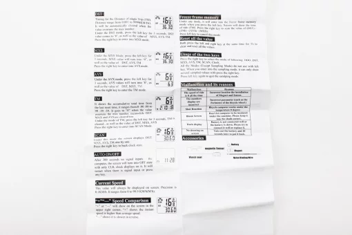 Велокомпьютер 15-функций, проводной, серый YS-468B (без батареек), FIX-409047