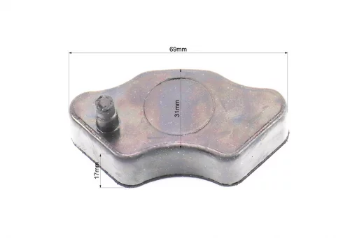 Демпферная резинка заднего спицованного колеса (к-кт 4шт), FIX-318450