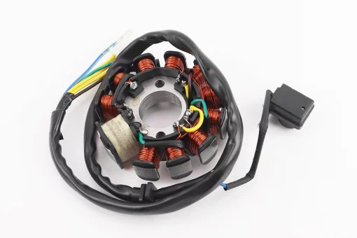 Статор магнето (генератора) (11 катушек разъем "мама 4+2") высота 32мм, от 3шт -5%, FIX-207814