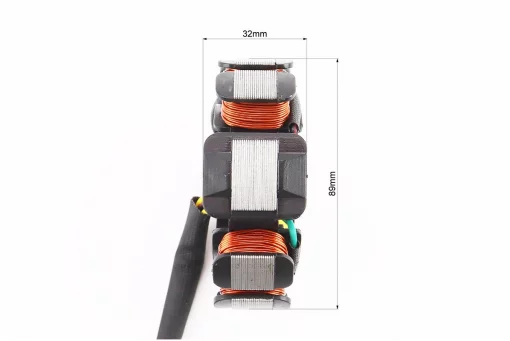 Статор магнето (генератора) (11 катушек разъем "мама 4+2") высота 32мм, от 3шт -5%, FIX-207814