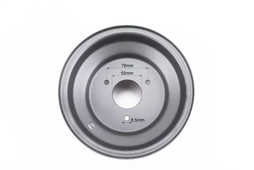 Диск стальной 8*5 d=55; 3отв.*78mm, черный, FIX-335440