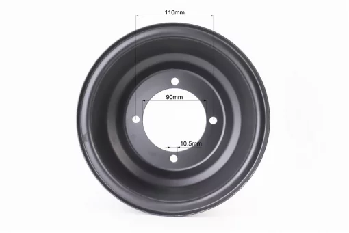 Диск стальной 8*5 d=90; 4отв.*110mm, черный, FIX-335454