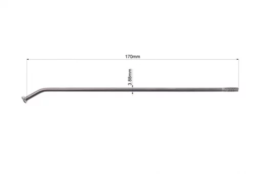 Scrambler 250 Спица заднего колеса L=170мм, D=3,9мм, черный (без нипеля), FIX-206492