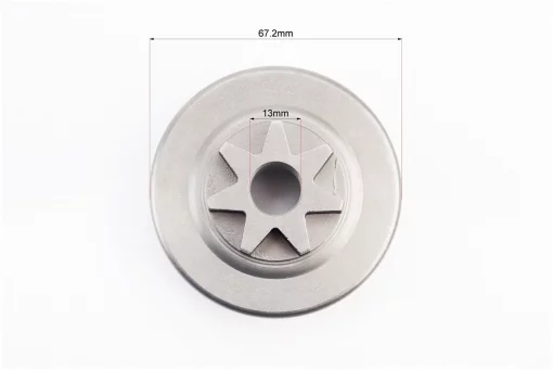 Тарелка сцепления "звезда" 3/8-7 OLEO MAC-936/937/940/941 + подшипник + привод масла, FIX-210030