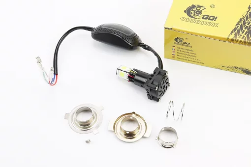 Лампа фари діодний LED-5 SUPER універсальна (к-кт різних кріплень), з стабілізатором + стробоскоп, FIX-354123