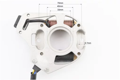 Статор магнето (генератора) (2 катушки "5 проводов"), FIX-318554