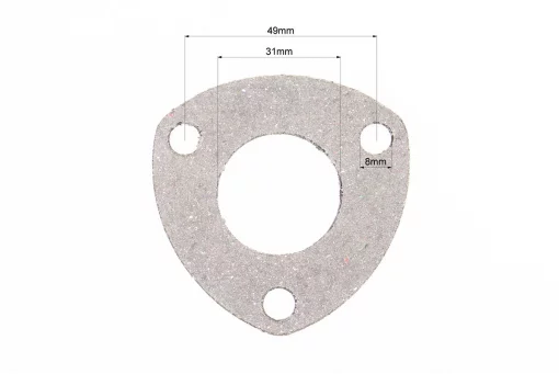 Прокладка глушителя R175A/R180NM 3отв., колено-глушитель, FIX-207847