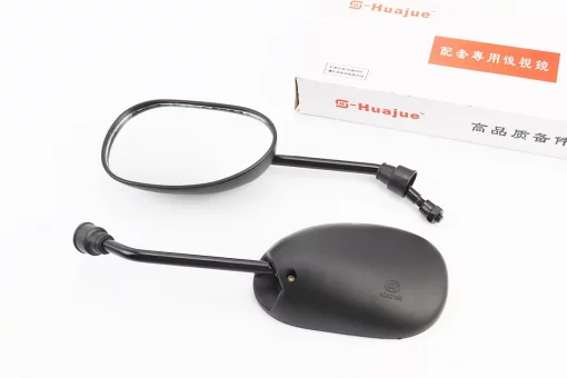 Зеркала к-кт DIO- черные "капли", м8 "длинная ножка" (ССС - знак качества), FIX-354155