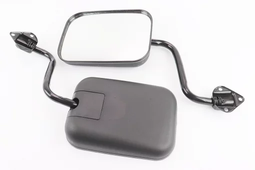 Зеркала к-кт на МОТОТРАКТОР, "прямоугольные" 210x145mm - черные, крепление под три болта, FIX-608270