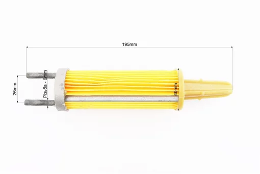Фильтр топливный - элемент 11см 186F (возможно мятые), FIX-602937