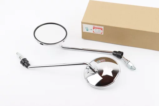 Зеркала к-кт Круглые-ХРОМ "Delta", м10 (ССС - знак качества), FIX-354167