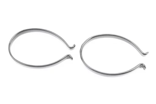 Защита штанов от попадания в цепь, пластмассовая, к-кт 2 шт, чёрная KL-9780, FIX-409226