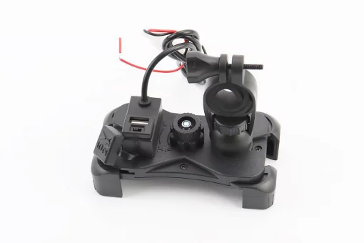 Держатель телефона на руль с черным рисунком + USB зарядка (миним. размер телефона 60*124мм, макс. размер 80*160мм), тип 2,