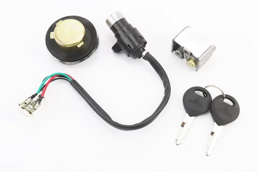 Замки комплект (зажигание, руля, крышка бака круглая), FIX-318641