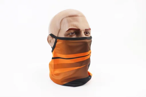 Маска лица пылезащитная "KTM", с оранжевым рисунком, GE-108, FIX-354233