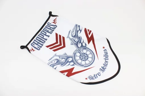 Маска лица пылезащитная "CHOPPERS", с белым рисунком, GE-97, FIX-354234