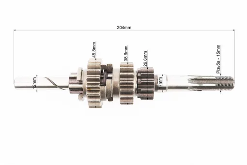 Коробка передач (три вала з шестернями), FIX-340039
