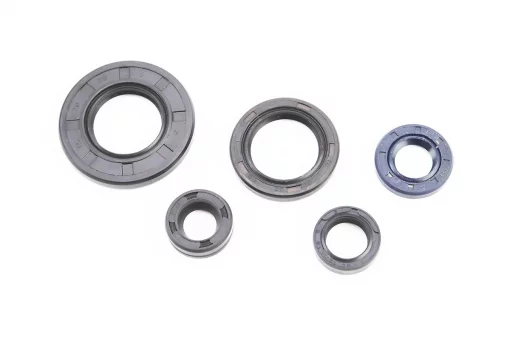 Сальники к-кт 5шт (10x18x6; 12x18x5; 12x21x4; 20x30x4,5; 20x38x5) двигателя, FIX-506033