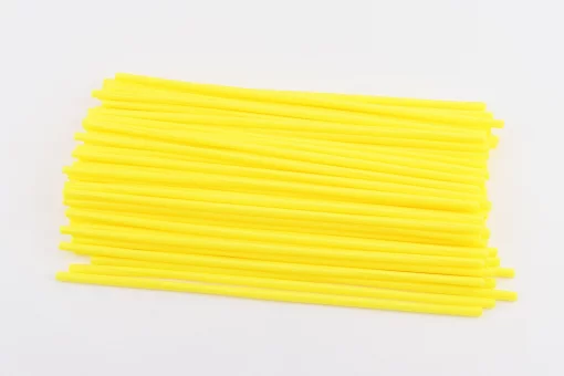 Накладки на спицы 4*235мм, к-кт 72шт, ЖЕЛТЫЙ, FIX-207890