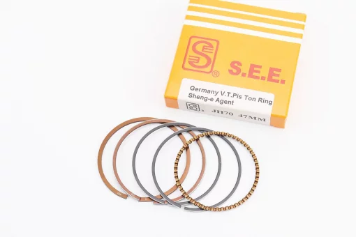 Кольца поршневые 70cc 47мм STD желтая коробка, FIX-318661