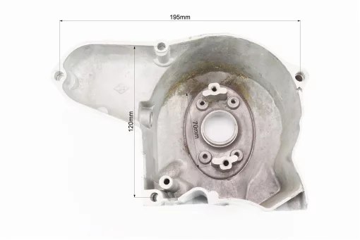 Крышка двигателя левая (для статора магнето на 2 катушки) 110cc, FIX-318665