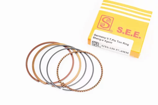 Кольца поршневые 150cc 57,4мм STD желтая коробка, FIX-310309