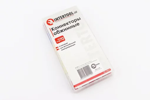 Контакти обжимні 270шт ізольовані для електропроводки TC-9011, FIX-703178