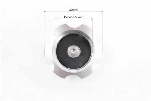 Кришка бака паливного "метал" + сапун, 110/125/140/150/160cc, сіра, FIX-327109