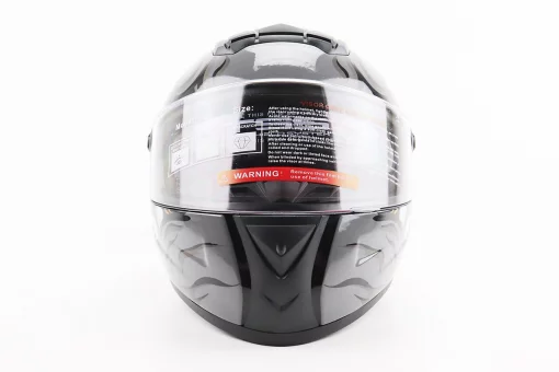 Шлем интеграл, закрытый+очки BLD-М61 S (55-56см), ЧОРНО-СЕРЫЙ "Buffalo", FIX-206598