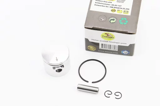 Поршень к-кт 34mm (палець 8mm) OLEO MAC SPARTA 25, FIX-213128