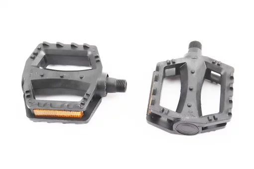 Педали MTB 9/16" (80x80x25mm) пластиковые, чёрные (без подшипников), FIX-207909