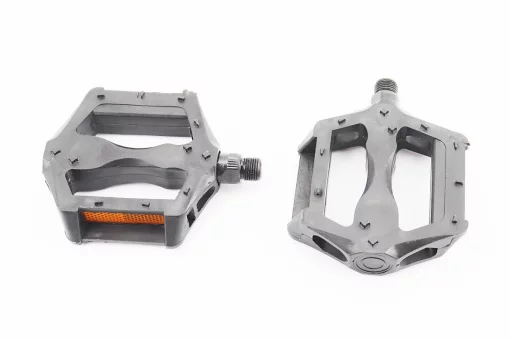 Педали MTB 9/16" (100x90x20mm) пластиковые, черные (без подшипников), FIX-207911